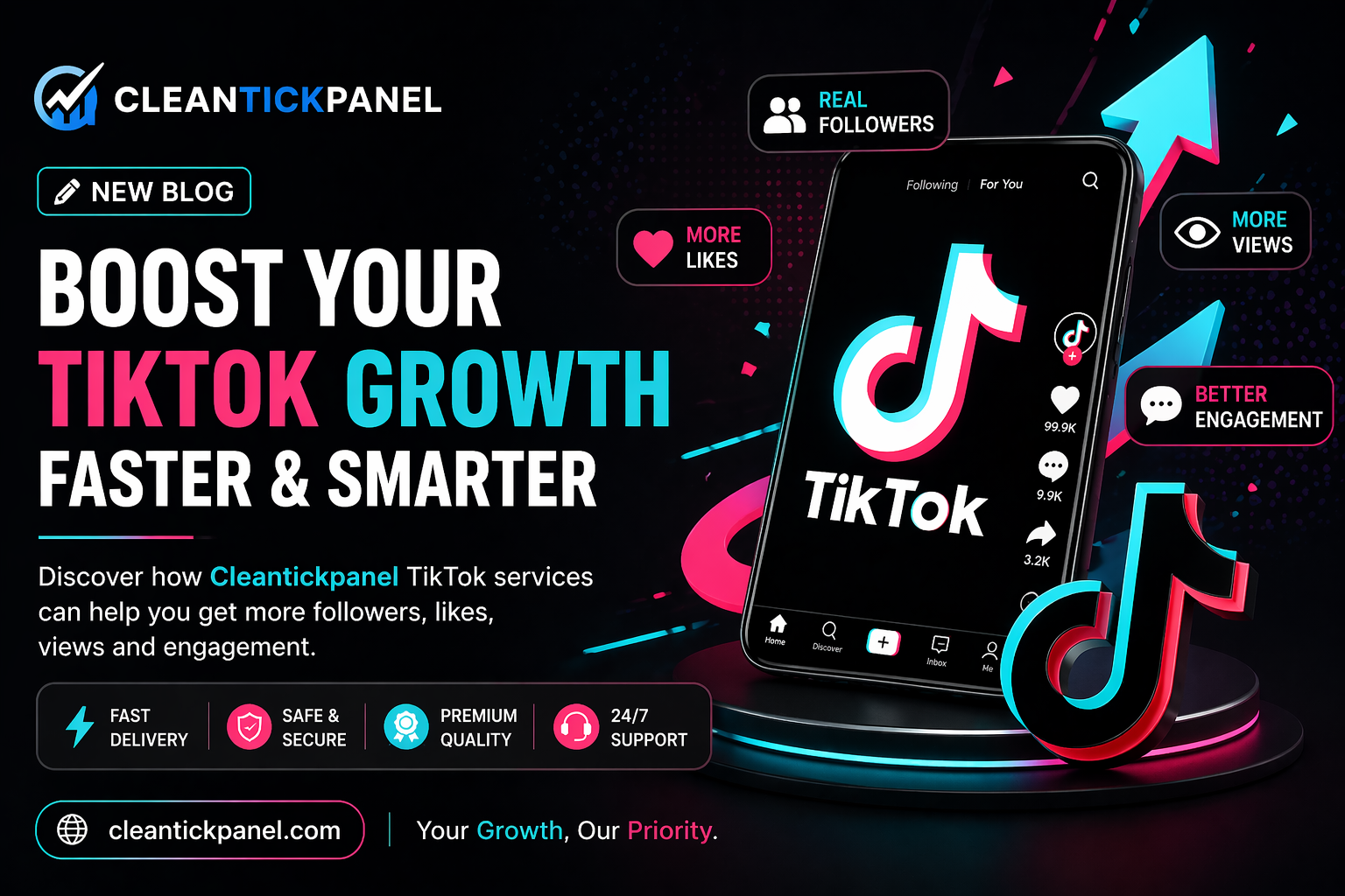 🎵 How to Go Viral on TikTok with Cleantickpanel